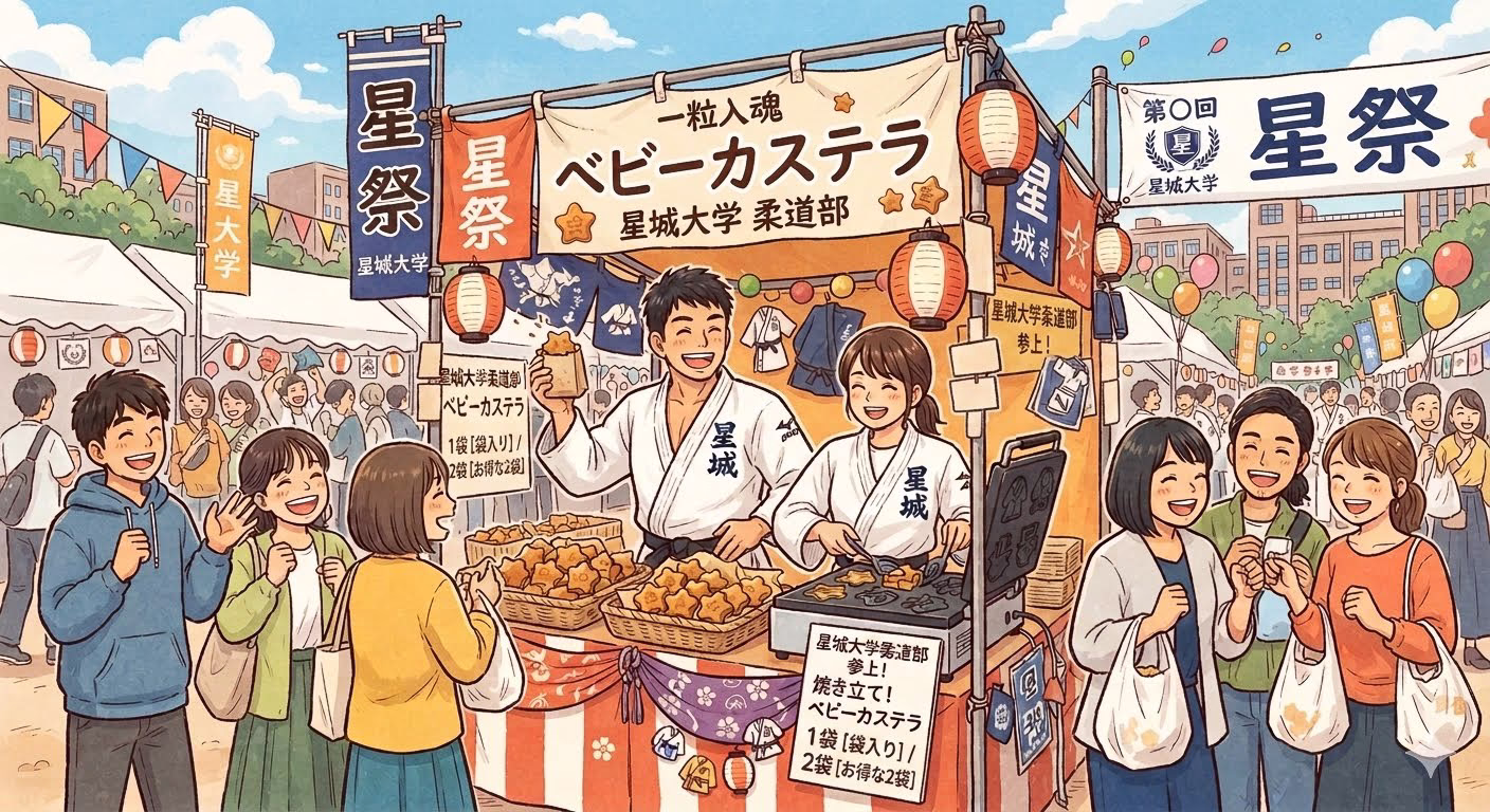 ベビーカステラのお店
